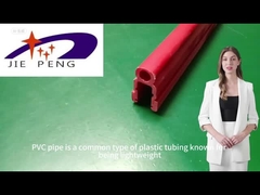 Kırmızı PVC plastik tüp