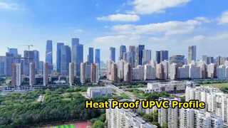 View High Temp Resistance upvc profile Easy and Long-lasting  Guaranteed Plastic Customized Demo